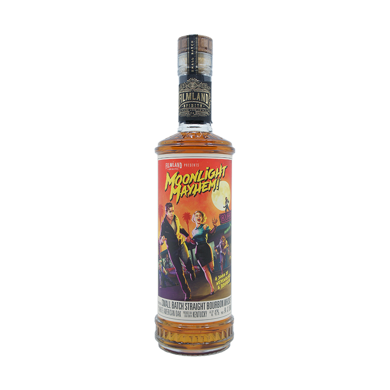 Filmland Spirits Moonlight Mayhem Straight Bourbon Whiskey - ForWhiskeyLovers.com