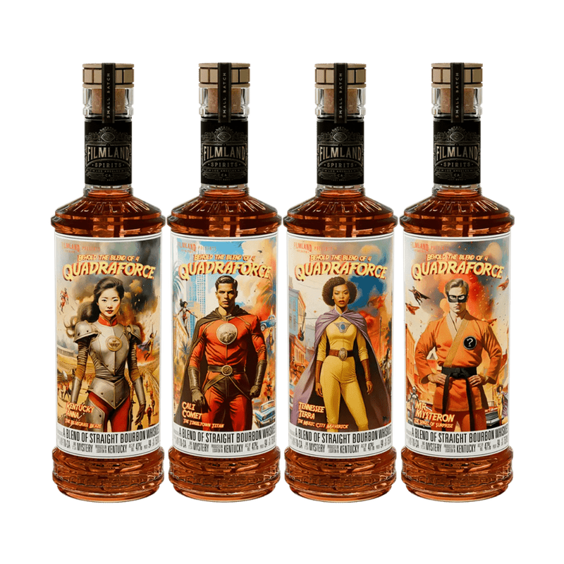Filmland Spirits Quadraforce Bourbon - ForWhiskeyLovers.com