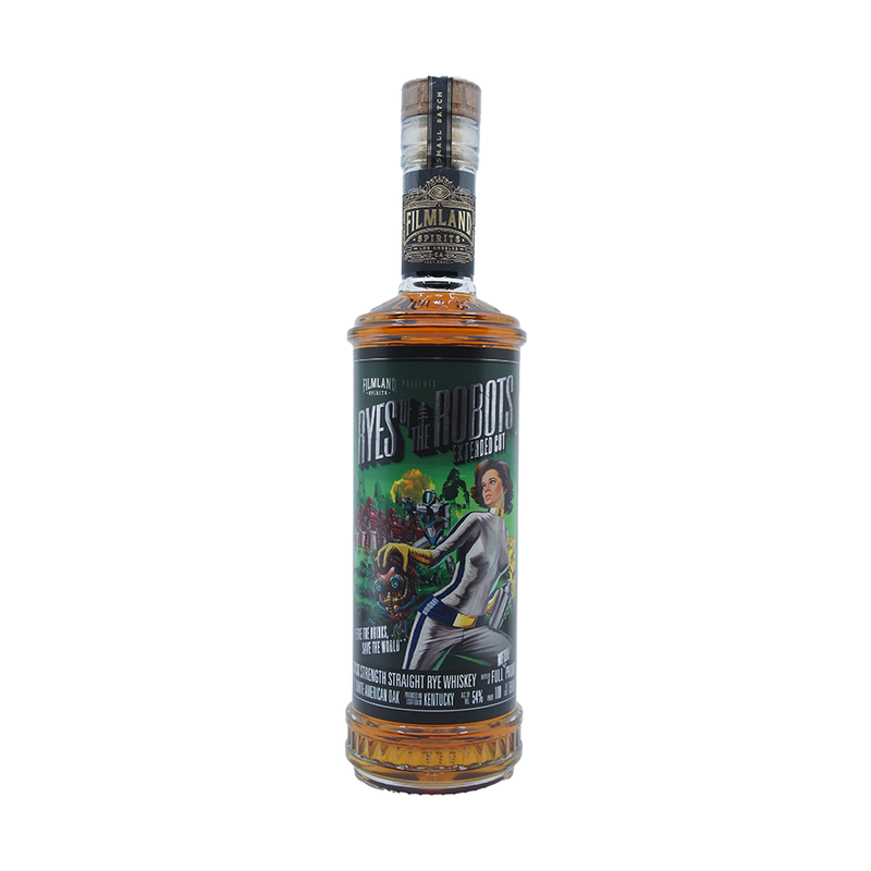 Filmland Spirits Ryes of The Robots Extended Cut Straight Rye Whiskey - ForWhiskeyLovers.com