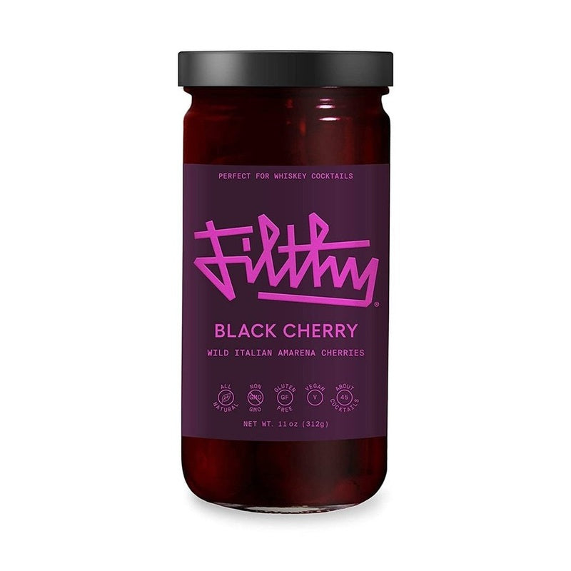 Filthy Food Black Cherry Cocktail Garnish 11oz - ForWhiskeyLovers.com