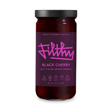 Filthy Food Black Cherry Cocktail Garnish 11oz - ForWhiskeyLovers.com