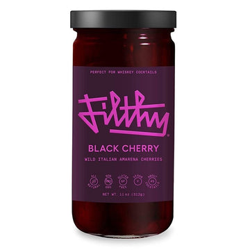 Filthy Food Black Cherry Cocktail Garnish 11oz - ForWhiskeyLovers.com