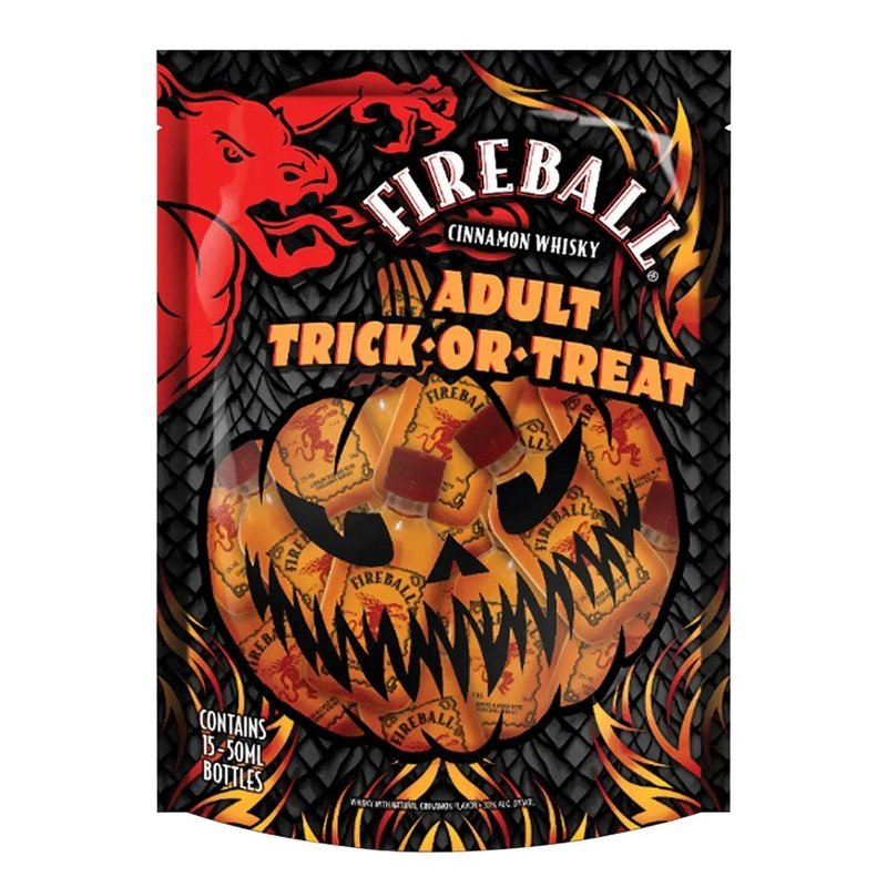 Fireball Adult Trick Or Treat Bag Cinnamon Whisky 50ml - ForWhiskeyLovers.com