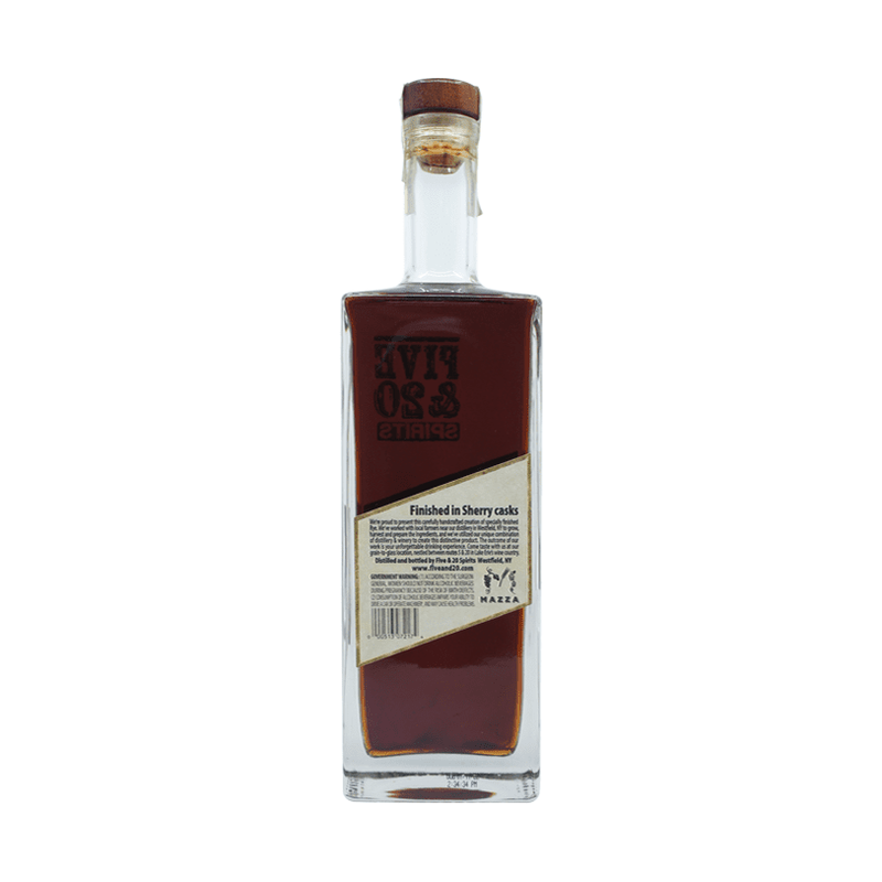 Five & 20 Sherry Finished Rye Whiskey 750mL - ForWhiskeyLovers.com