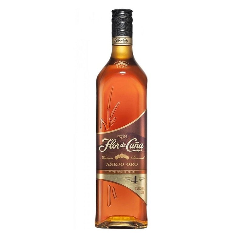 Flor De Cana 4 Year Old Anejo Oro Rum - ForWhiskeyLovers.com