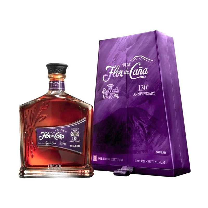 Flor de Cana 130th Anniversary 20 Year Old Rum - ForWhiskeyLovers.com