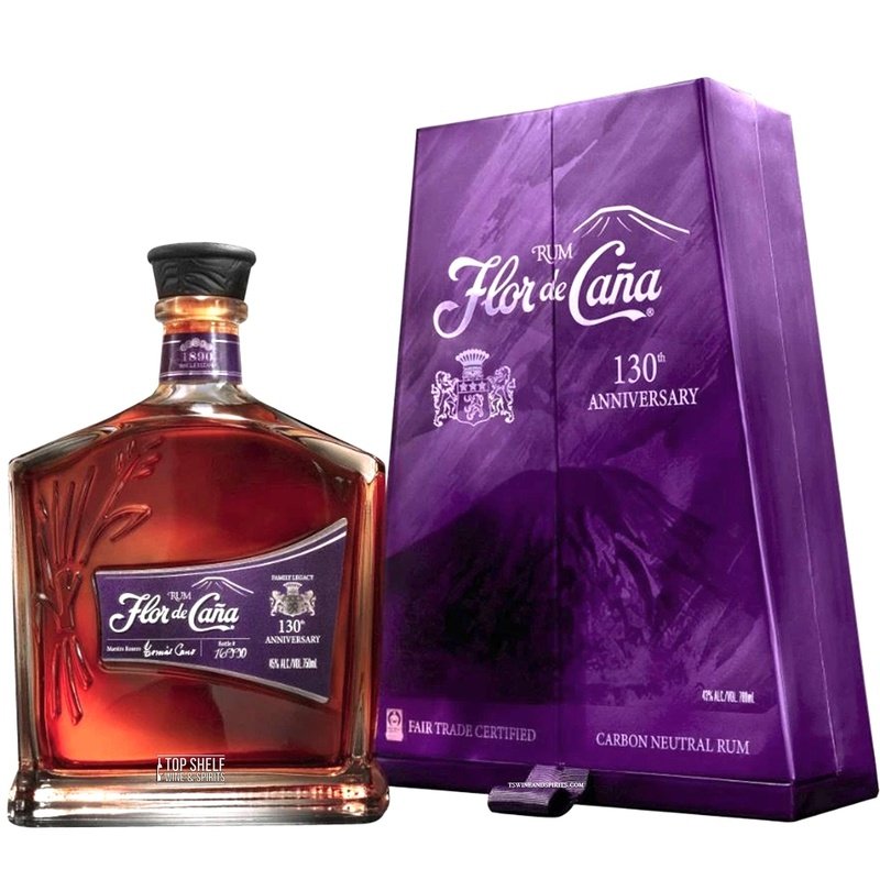 Flor de Cana 130th Anniversary 20 Year Old Rum - ForWhiskeyLovers.com