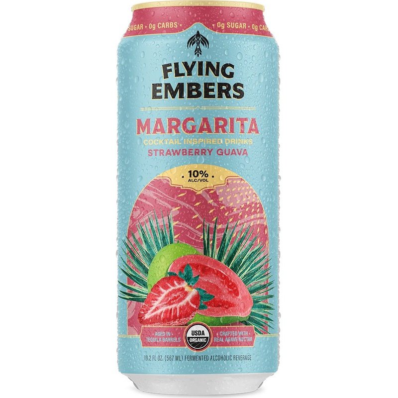 Flying Embers Margarita Strawberry Guava Cocktail 19.2oz - ForWhiskeyLovers.com