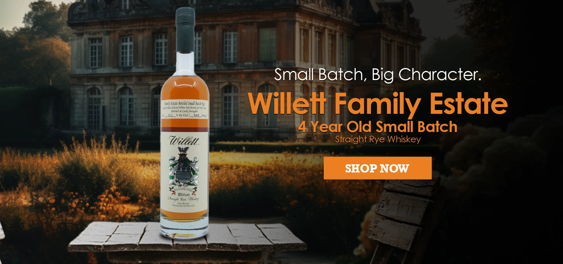 ForWhiskeyLovers Willett Family Estate 4 Year Old Small Batch Straight Rye Whiskeyslider_item_tjTQFF