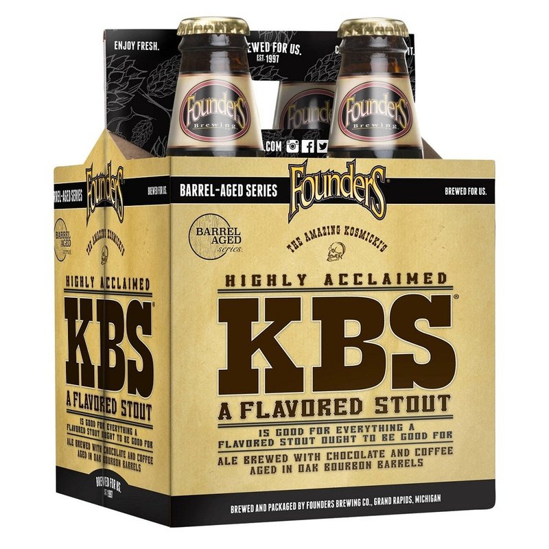 Founders Brewing Co. KBS Imperial Stout Beer 4-Pack - ForWhiskeyLovers.com