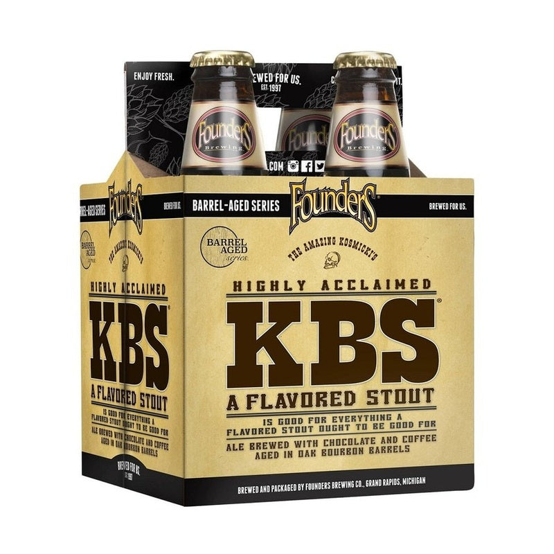 Founders Brewing Co. KBS Imperial Stout Beer 4-Pack - ForWhiskeyLovers.com
