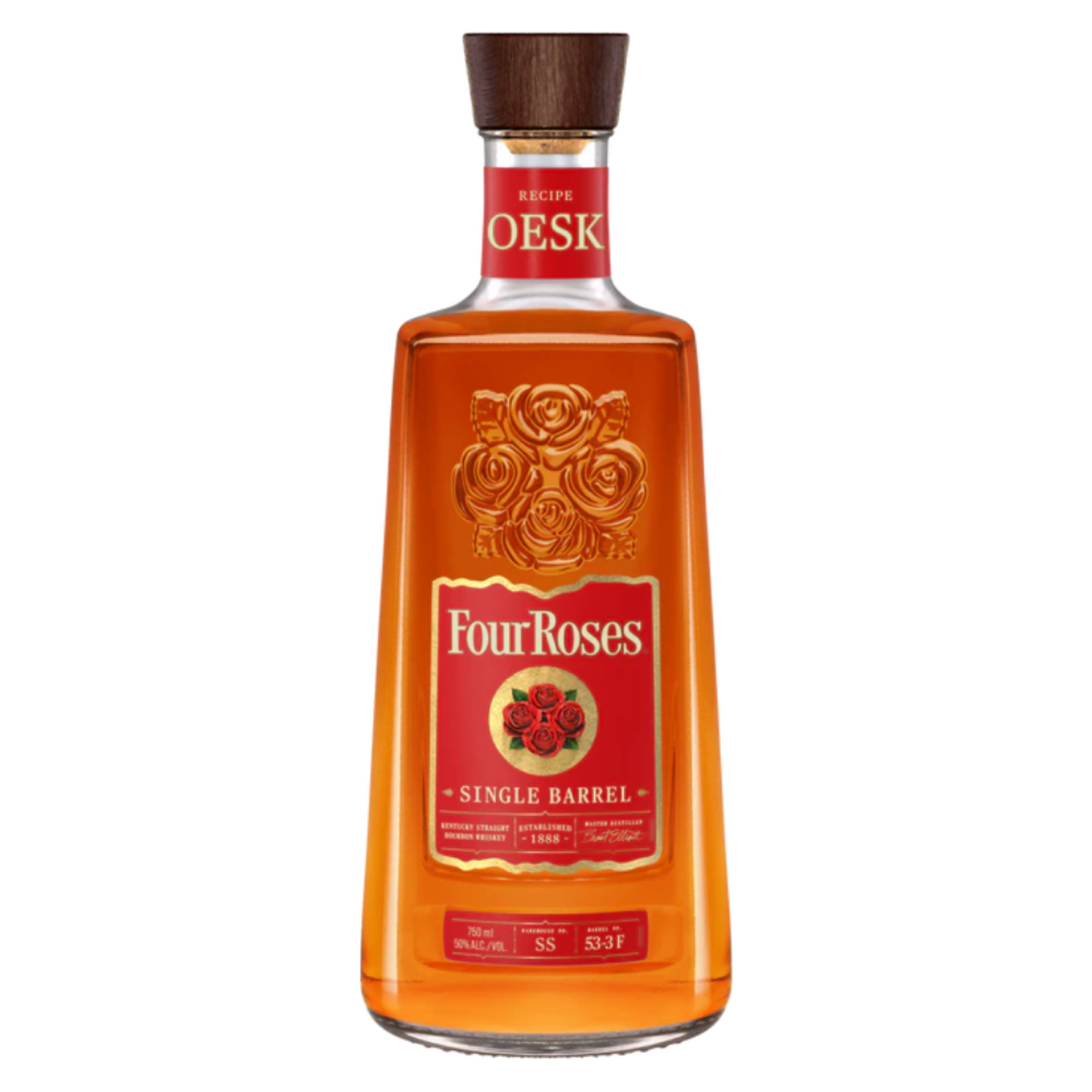 Four Roses Single Barrel OESK Bourbon 750ml - ForWhiskeyLovers.com
