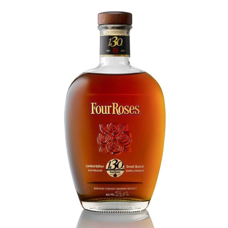 Four Roses Small Batch Barrel Strength 130th Anniversary Kentucky Straight Bourbon Whiskey 2018 Limited Edition - ForWhiskeyLovers.com