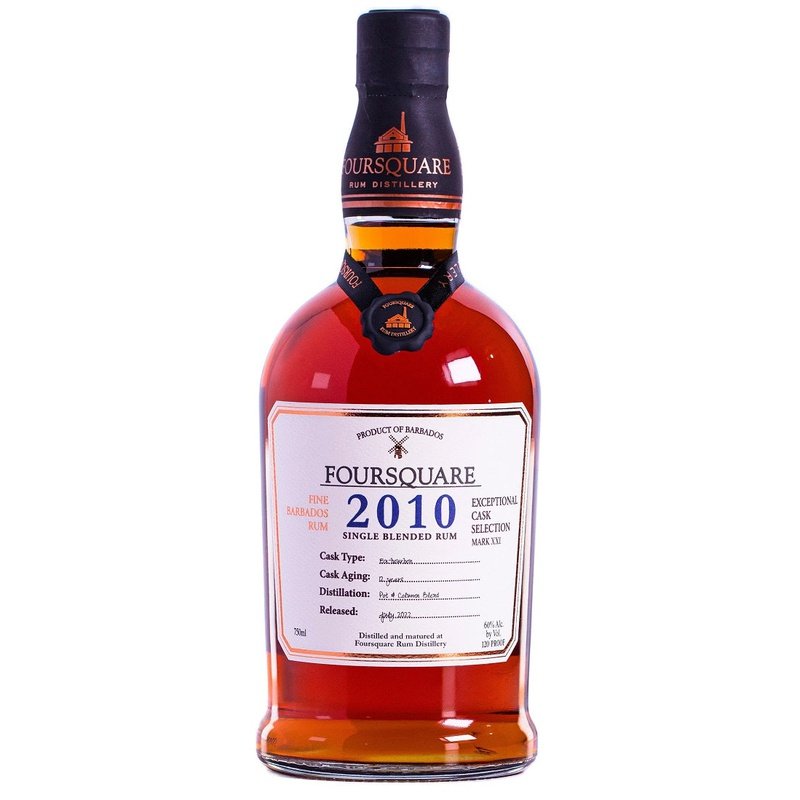 Foursquare 12 Year Old Mark XXI 2010 Single Blended Rum - ForWhiskeyLovers.com
