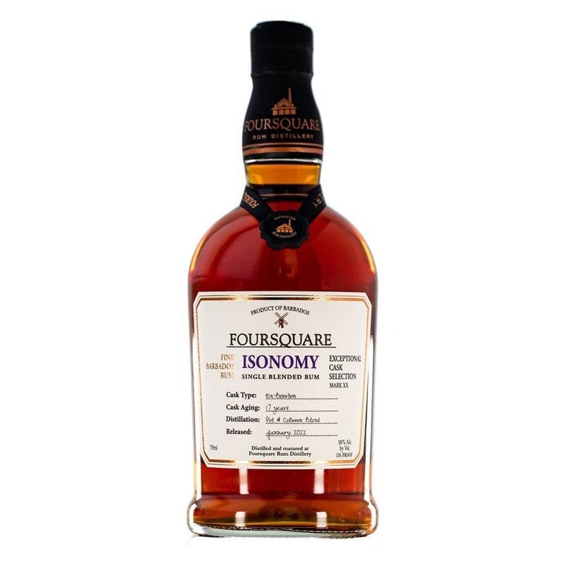 Foursquare 17 Year Old Mark XX 'Isonomy' Single Blended Rum - ForWhiskeyLovers.com