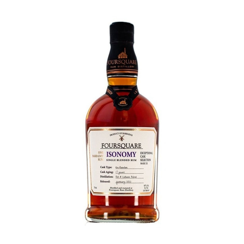 Foursquare 17 Year Old Mark XX 'Isonomy' Single Blended Rum - ForWhiskeyLovers.com