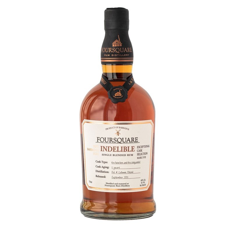 Foursquare Indelible Single Blended Rum - ForWhiskeyLovers.com