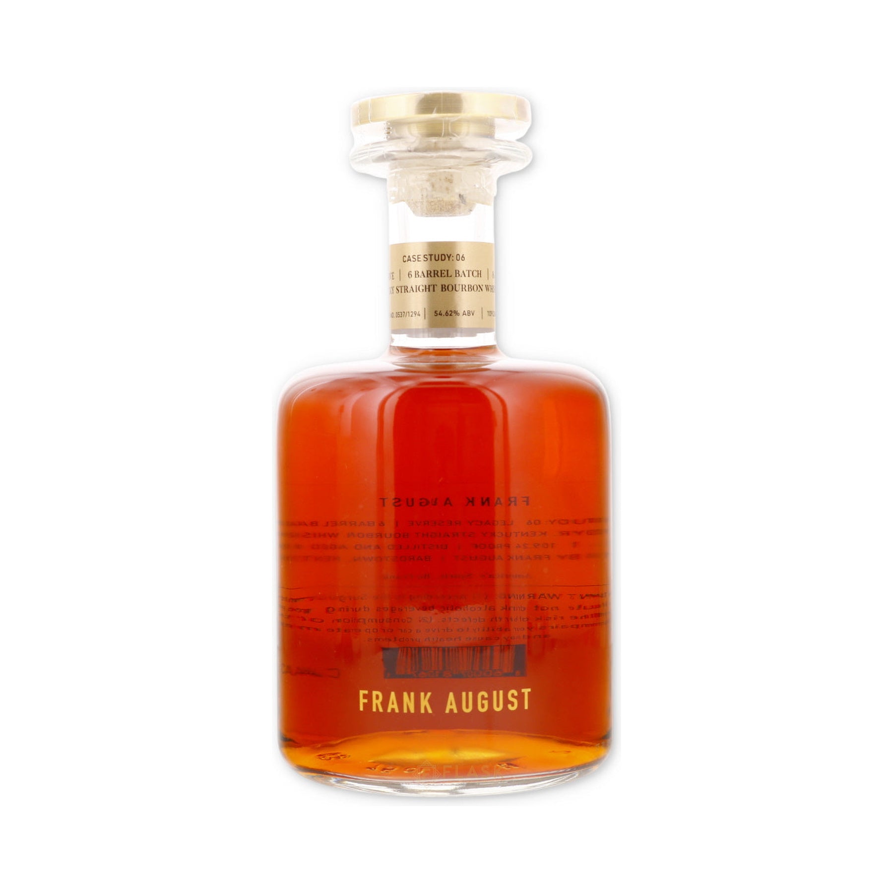 Frank August Case Study 06 Legacy Reserve 6 Barrel Batch Bourbon - ForWhiskeyLovers.com