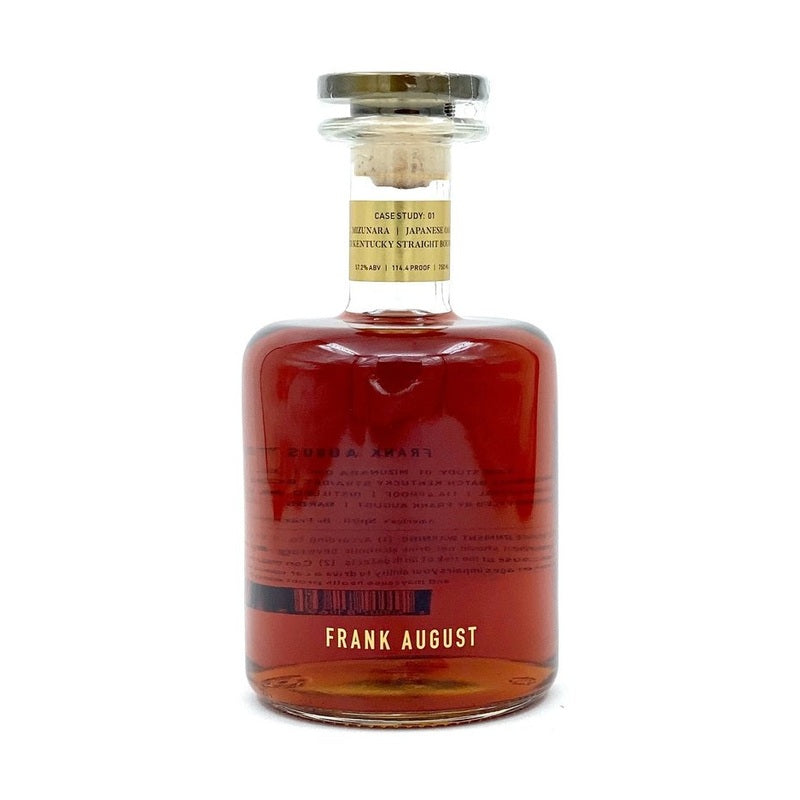 Frank August Mizunara Japanese Oak Small Batch Kentucky Straight Bourbon Whiskey - ForWhiskeyLovers.com