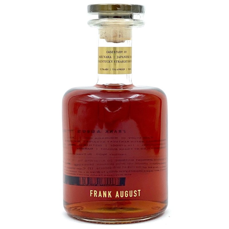 Frank August Mizunara Japanese Oak Small Batch Kentucky Straight Bourbon Whiskey - ForWhiskeyLovers.com