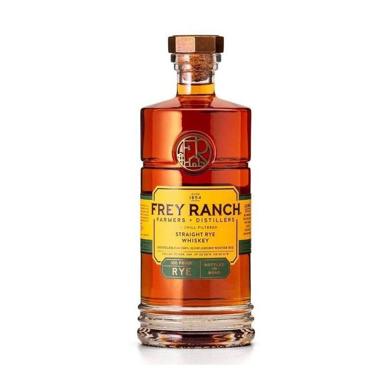 Frey Ranch Bottled-in-Bond 100 Proof Straight Rye Whiskey - ForWhiskeyLovers.com