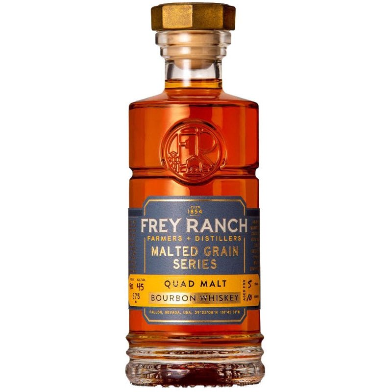 Frey Ranch Malted Grain Series 'Quad Malt' Bourbon Whiskey 375ml - ForWhiskeyLovers.com