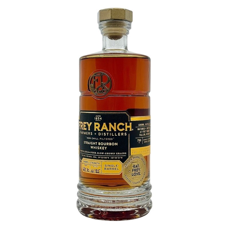 Frey Ranch Single Barrel 'Eat. Frey. Love' Straight Bourbon Whiskey - ForWhiskeyLovers.com