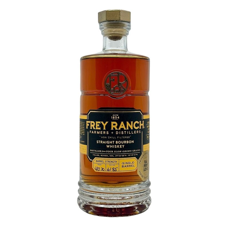 Frey Ranch Single Barrel 'Eat. Frey. Love' Straight Bourbon Whiskey - ForWhiskeyLovers.com