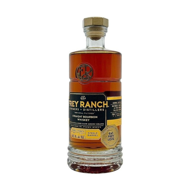 Frey Ranch Single Barrel 'Eat. Frey. Love' Straight Bourbon Whiskey - ForWhiskeyLovers.com
