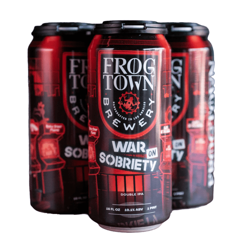 Frogtown Brewery 'War on Sobriety' DIPA Beer 4-Pack - ForWhiskeyLovers.com