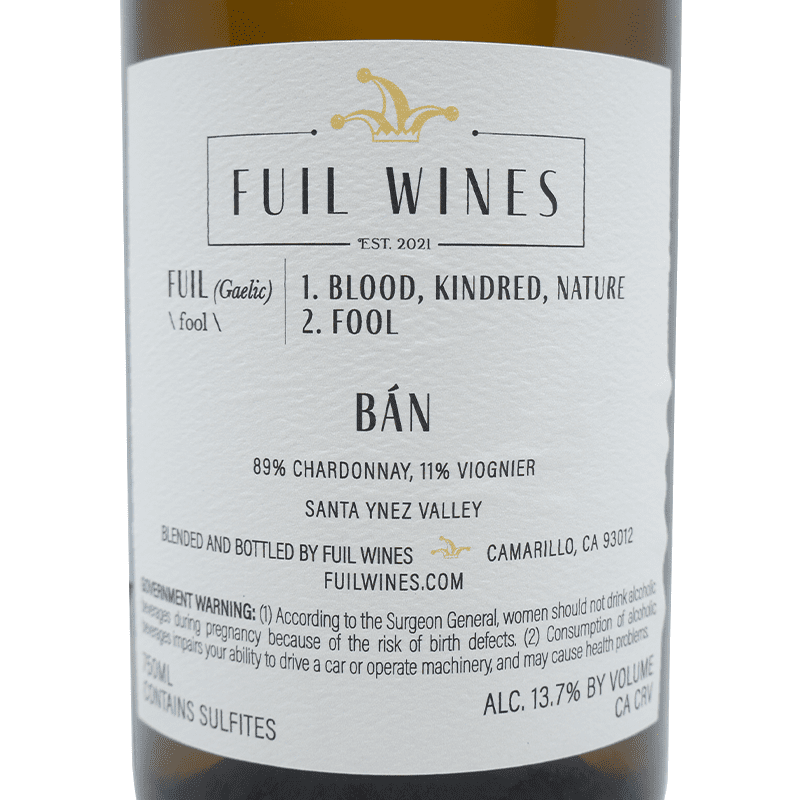 Fuil Ban Santa Ynez White Blend NV - ForWhiskeyLovers.com