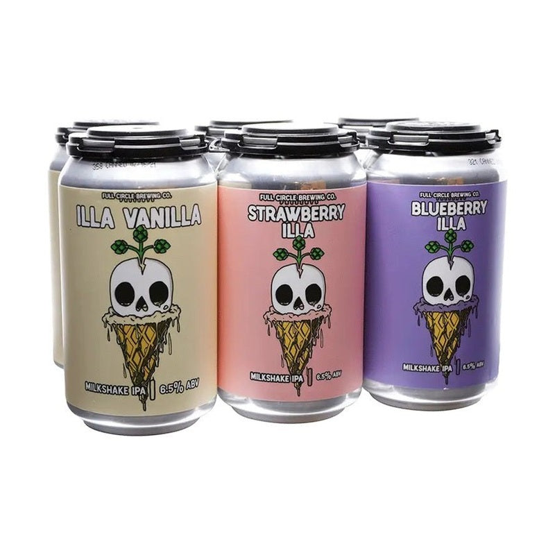 Full Circle Brewing Co. Illa Mixed Milkshake IPA Beer 6-Pack - ForWhiskeyLovers.com
