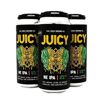 Full Circle Brewing Co. 'Juicy Hazy IPA' 4-Pack - ForWhiskeyLovers.com