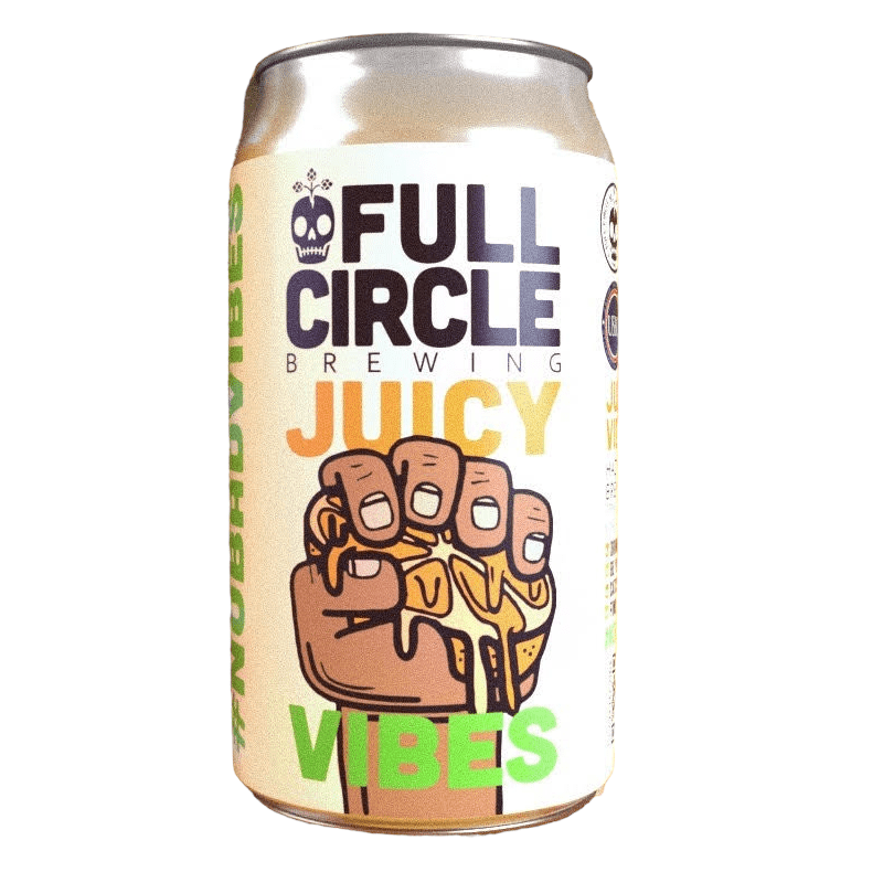 Full Circle Brewing Co. Juicy Vibes Hazy Pale Ale Beer 6-Pack - ForWhiskeyLovers.com
