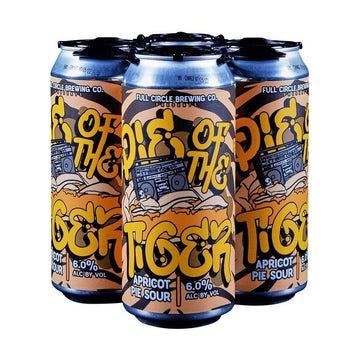 Full Circle Brewing Co. 'Pie of The Tiger' Apricot Sour Ale Beer 4-Pack - ForWhiskeyLovers.com
