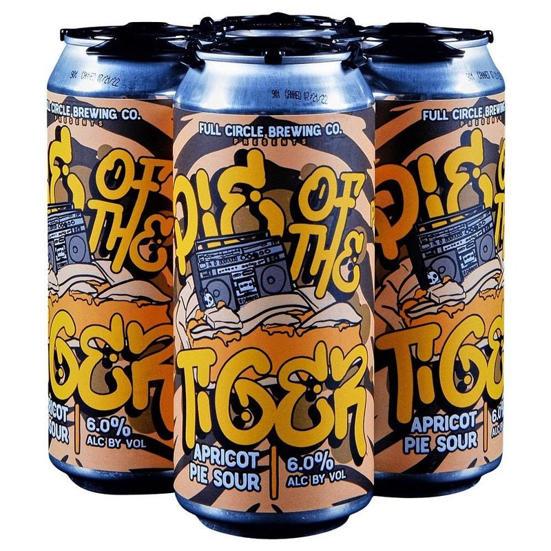 Full Circle Brewing Co. 'Pie of The Tiger' Apricot Sour Ale Beer 4-Pack - ForWhiskeyLovers.com