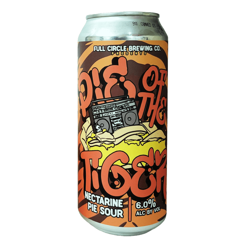 Full Circle Brewing Co. 'Pie of The Tiger' Nectarine Sour Ale Beer Single Can - ForWhiskeyLovers.com