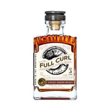 Full Curl Straight Bourbon Whiskey Small Batch 3 Year 750ml - ForWhiskeyLovers.com