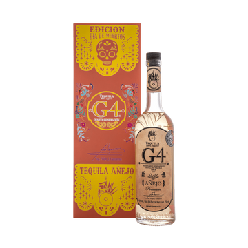 G4 Día de Muertos Añejo Tequila Orange Box - ForWhiskeyLovers.com
