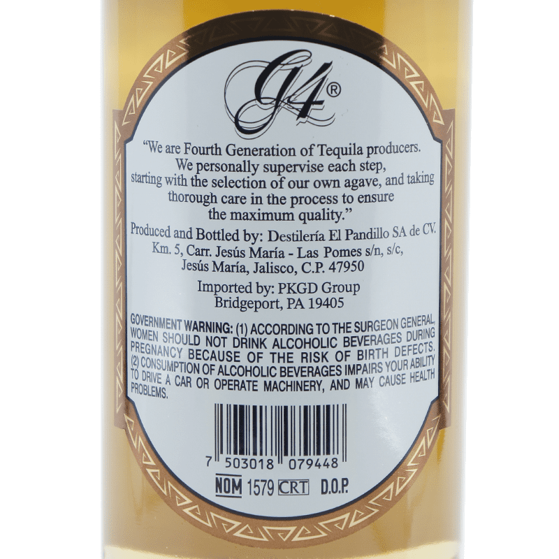 G4 Tequila Clasico Reposado - ForWhiskeyLovers.com