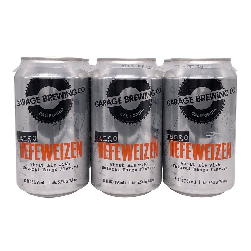 Garage Brewing Co. Mango Hefeweizen Wheat Ale Beer 6-Pack - ForWhiskeyLovers.com