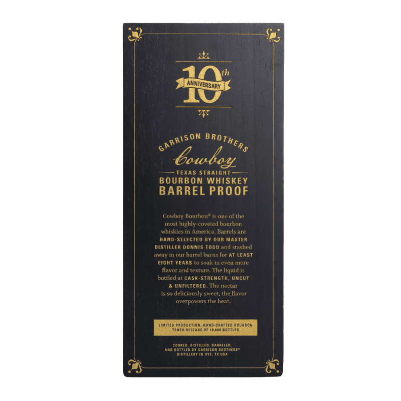 Garrison Brother's 2024 Cowboy Bourbon 10th Anniversary Pre-Order - ForWhiskeyLovers.com