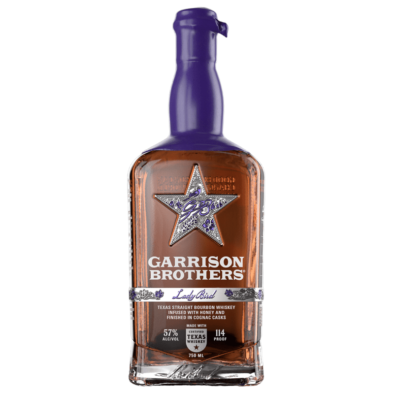 Garrison Brothers 'Lady Bird' Honey-Infused Cognac Cask Finish Texas Straight Bourbon Whiskey - ForWhiskeyLovers.com