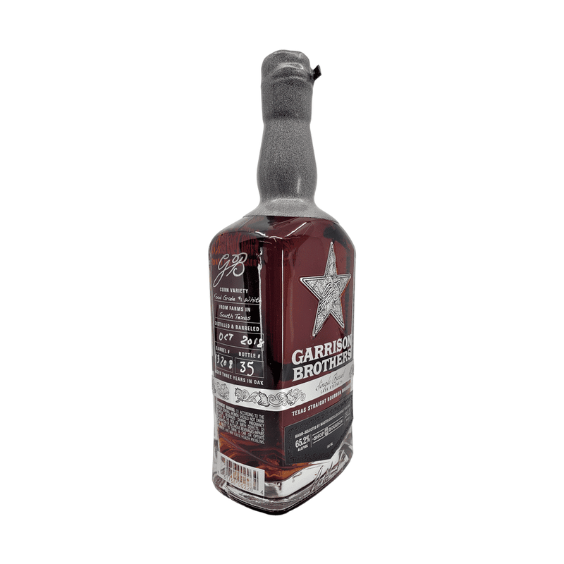 Garrison Brothers Single Barrel 'Shop Bourbon' Selection Barrel #13208 Texas Straight Bourbon Whiskey - ForWhiskeyLovers.com