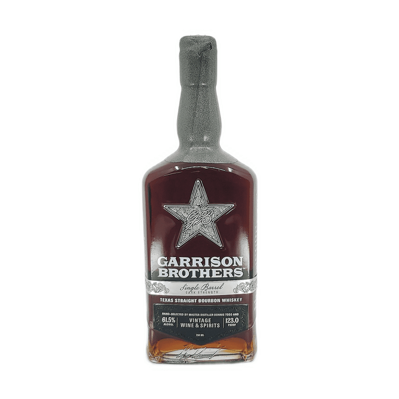 Garrison Brothers Single Barrel Texas Straight Bourbon Whiskey VWS Selection signed by Dan Garrison - ForWhiskeyLovers.com
