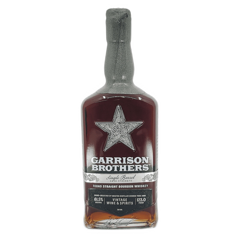 Garrison Brothers Single Barrel Texas Straight Bourbon Whiskey VWS Selection signed by Dan Garrison - ForWhiskeyLovers.com