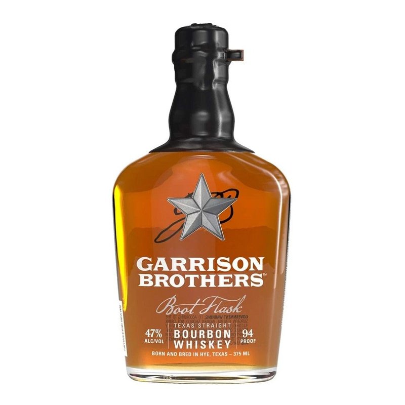 Garrison Brothers Texas Straight Bourbon Whiskey 375ml - Boot Flask - ForWhiskeyLovers.com