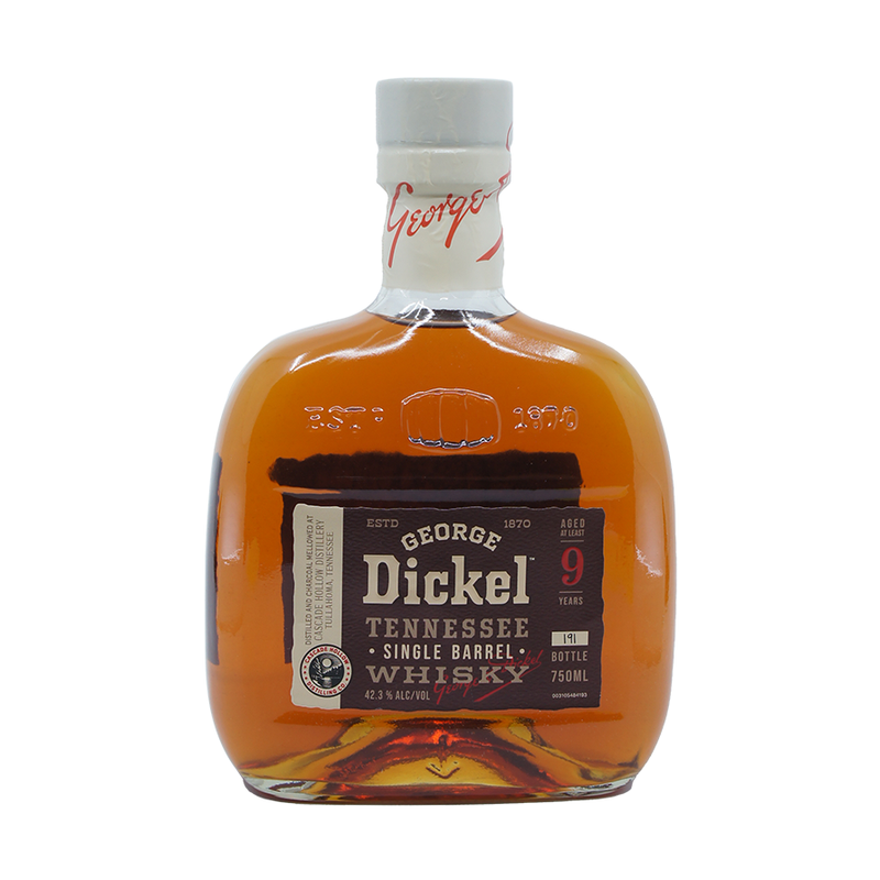 George Dickel 9 Year Old Single Barrel Tennessee Whisky - ForWhiskeyLovers.com