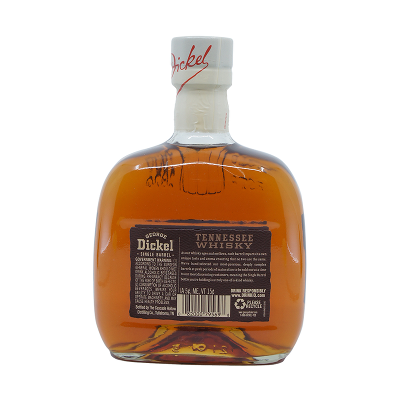 George Dickel 9 Year Old Single Barrel Tennessee Whisky - ForWhiskeyLovers.com