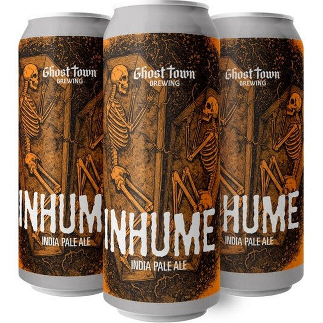 Ghost Town Brewing 'Inhume' IPA Beer 4-Pack - ForWhiskeyLovers.com